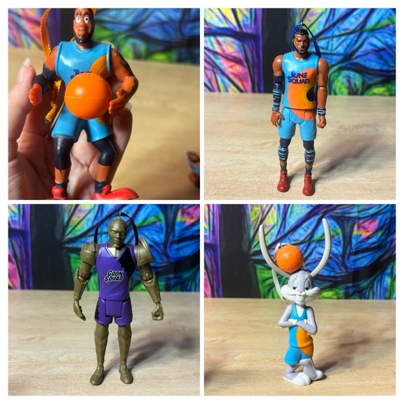 Space Jam Custom  Christmas Ornament Set Off 4,  Lebron James, Bugs Bunny - Picture 1 of 12